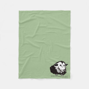 Kleines Fleece blankie mit Opossum