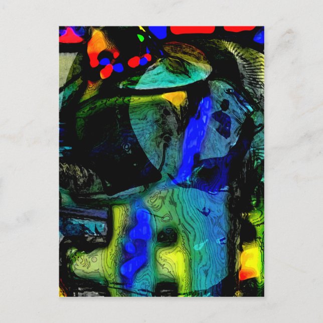 Kleines Fräulein chagally Postkarte (Vorderseite)