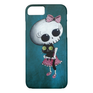 Kleines Fräulein Death - Halloween-Schönheit Case-Mate iPhone Hülle