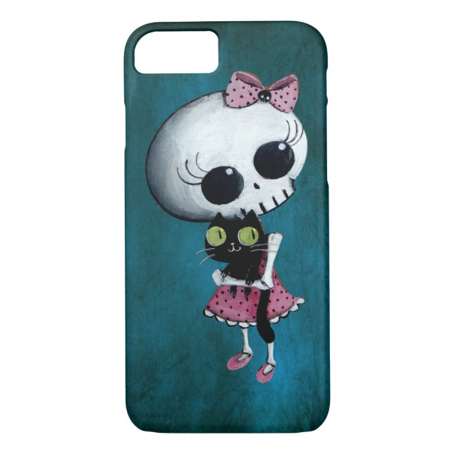 Kleines Fräulein Death - Halloween-Schönheit Case-Mate iPhone Hülle (Rückseite)