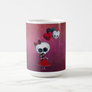 Kleines Fräulein Death Valentine Girl Tasse