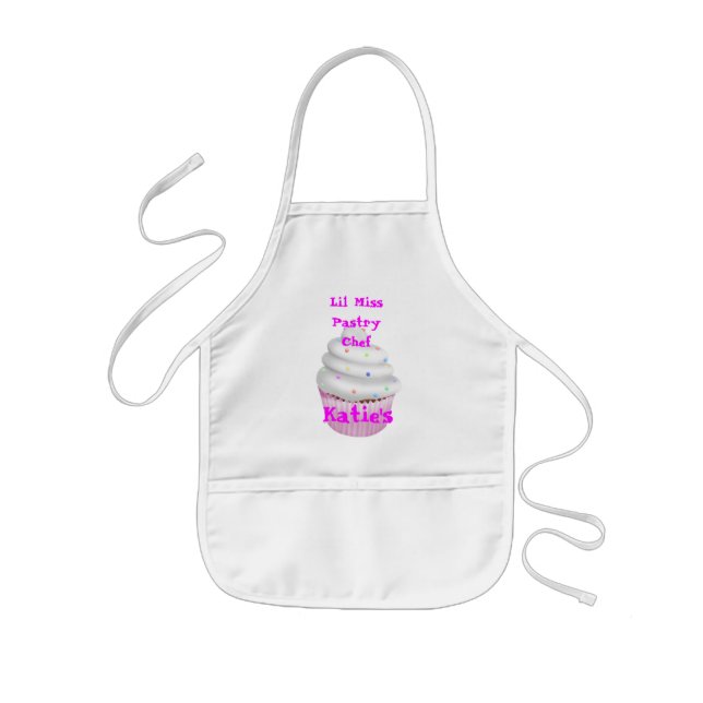 KLEINES FRÄULEIN PASTRY CHEF CUPCAKE APRON KINDERSCHÜRZE (Vorne)