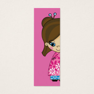 Kleines Geisha-Mädchen-Bookmark