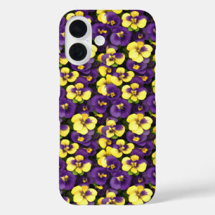 Kleines Gelb und Lila Stiefmütterchen - Handy Case