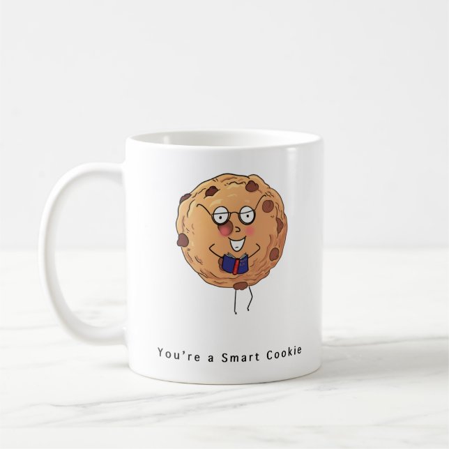 Kleines Geschenk, schlaues Keks, süß Kaffeetasse (Links)