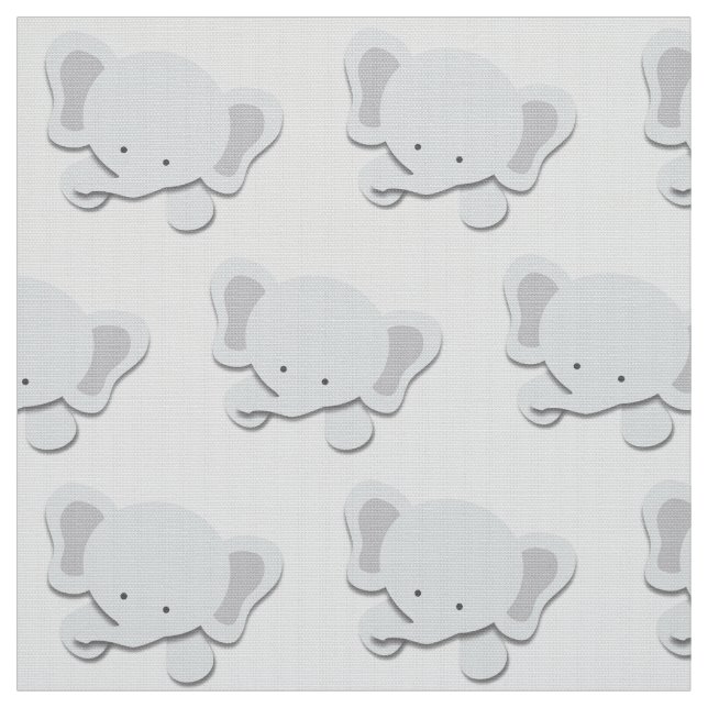 Kleines Gewebe des Elefant-| Stoff (Muster)