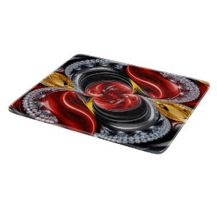 Kleines Glasspanbrett mit Deutschland Colour Schneidebrett