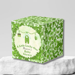 Kleines Glück 1 Kleeblatt Baby Outfit Babydusche Geschenkschachtel