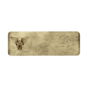 Kleines Gothic-Gargoyle-Apothekenlabel