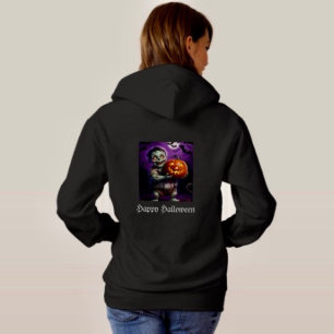 Kleines grünes Monster & Kürbisfreund  Hoodie