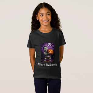 Kleines grünes Monster & Pumpkin Friend T-Shirt