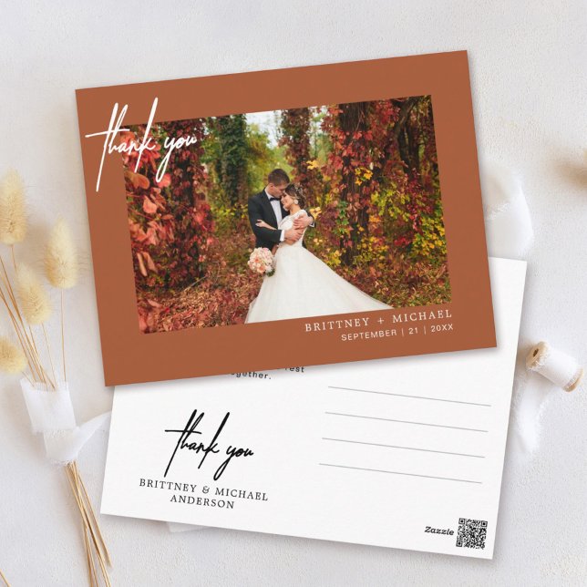 Kleines handgeschriebenes Foto Vielen Dank Terraco Postkarte (Von Creator hochgeladen)