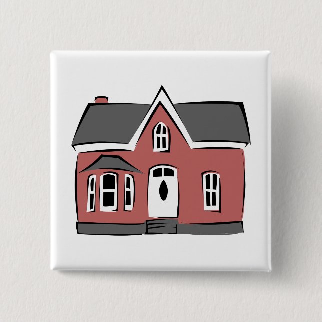 Kleines Haus Button (Vorderseite)