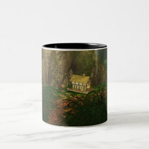 Kleines Haus in der Big Woods-Tasse Zweifarbige Tasse