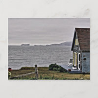 Kleines Haus mit Blick auf den St.Lawrence River