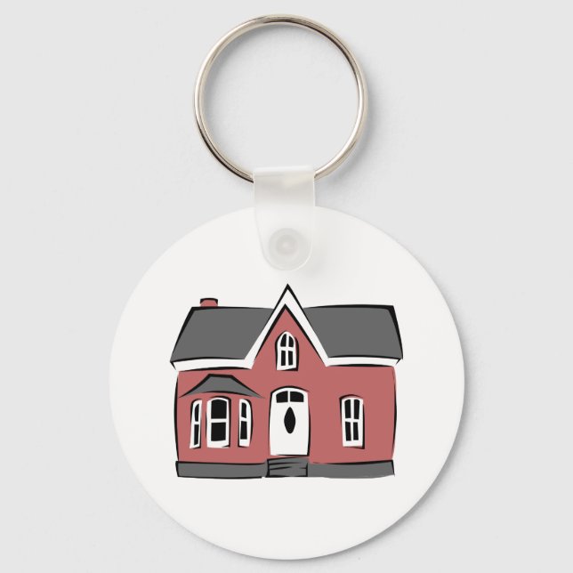 Kleines Haus Schlüsselanhänger (Vorderseite)