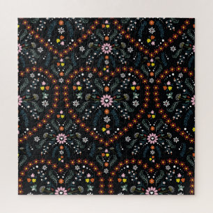 Kleines Herz der Blume: Fantasy nahtlos. Puzzle