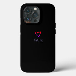 Kleines Herz einfache Hand Dragee Regenbogen Case-Mate iPhone Hülle