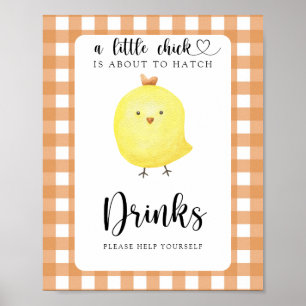 Kleines Huhn - Trinke dir selbst Poster