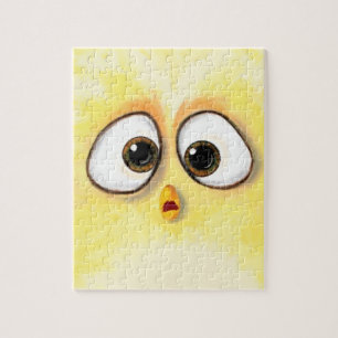 Kleines Hühnchen mit großen Augen - Zeichnend Kuns Puzzle