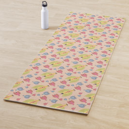 Kleines Insektenmuster Yogamatte