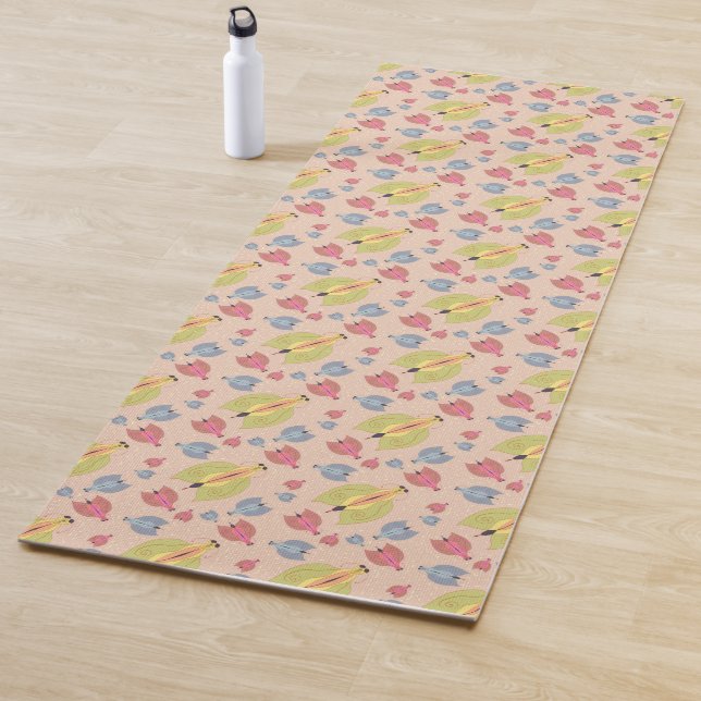 Kleines Insektenmuster Yogamatte (Beispiel)