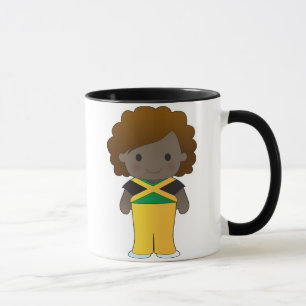 Kleines jamaikanisches Mädchen Tasse