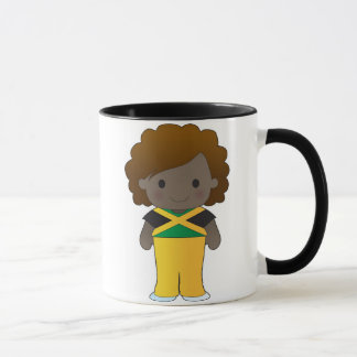 Kleines jamaikanisches Mädchen Tasse