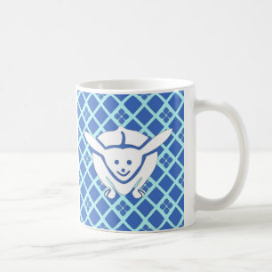Kleines japanisches Kaninchen, blau Tasse