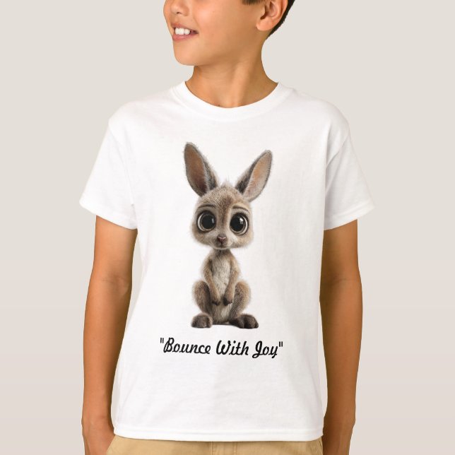 "Kleines Känguru Freude" T-Shirt (Vorderseite)