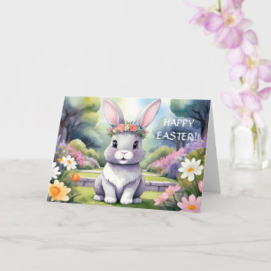 Kleines Kaninchen, Ostern Karte