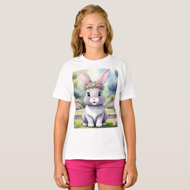 Kleines Kaninchen, Ostern T-Shirt (Vorne ganz)