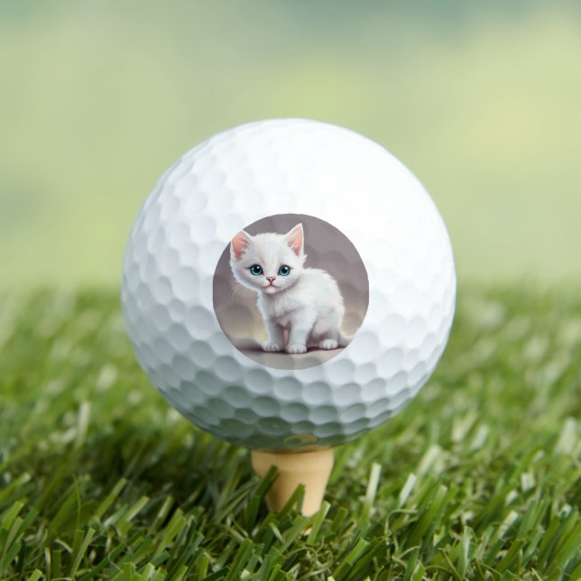 Kleines Kätzchen Golfball (Insitu T-Shirt)