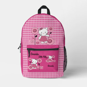 Kleines Kätzchen. personalisierte Dekoration Kaffe Bedruckter Rucksack