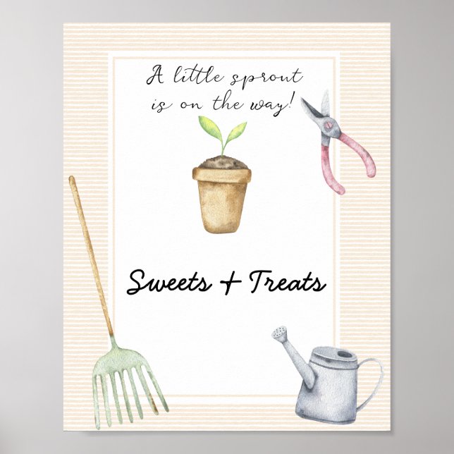 Kleines Keim - Süßigkeiten und Leckereien Babydusc Poster (Vorne)