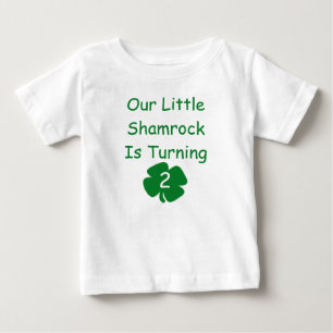 Kleines Kleeblatt 1. Geburtstag Baby T-shirt