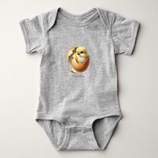 Kleines Küken schlüpft Baby-Body Baby Strampler