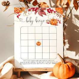 Kleines Kürbis-Bingospiel