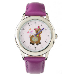 Kleines Lama Armbanduhr