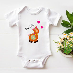Kleines Lama Baby Strampler