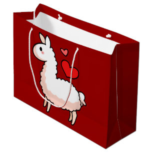 Kleines Lama Große Geschenktüte