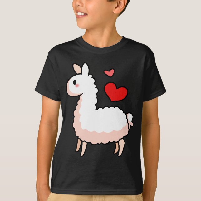 Kleines Lama T-Shirt (Vorderseite)