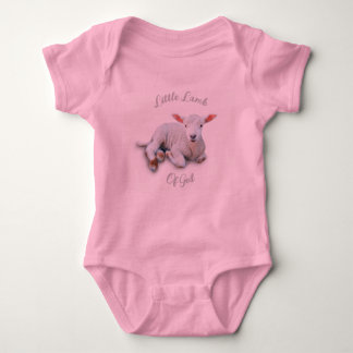 Kleines Lamm Gottes Baby Bodysuit Baby Strampler