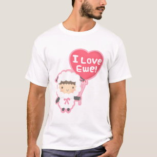 Kleines Lamm Lieben Ewe, Niedliches Lamm Pun Spaß T-Shirt
