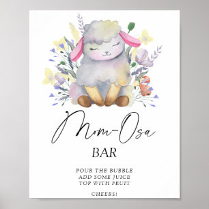 Kleines Lamm - Mon-osa Bar Poster