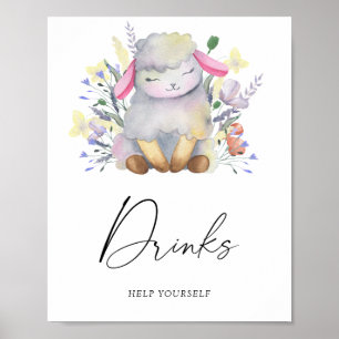 Kleines Lamm - Trinkt Poster