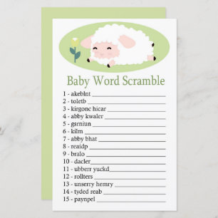 Kleines Lamm-Wortschatz-Spiel