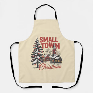 Kleines Landweihnachten Landwirt Familie Retro  Schürze