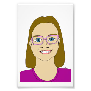 kleines Mädchen Fotodruck