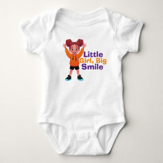 Kleines Mädchen Großes Lächeln Baby-Body Baby Strampler